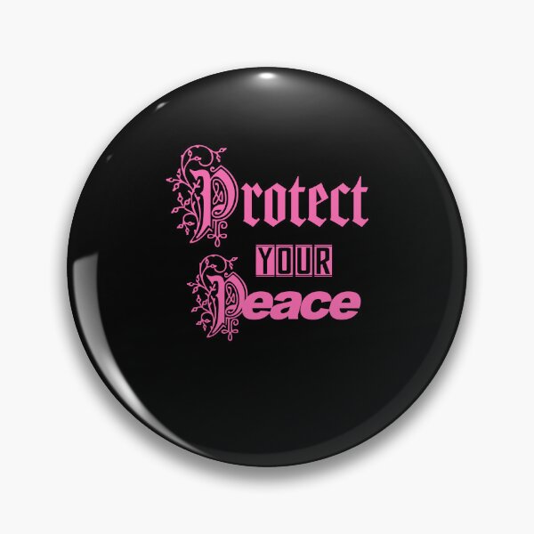 Item preview, Protect Your Peace Pink Gothic Floral Mental Health designed and sold by PixlCrypt.
