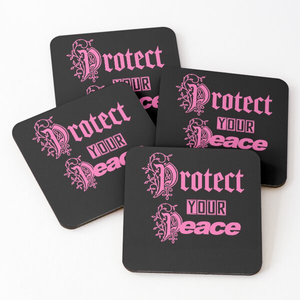 Item preview, Protect Your Peace Pink Gothic Floral Mental Health designed and sold by PixlCrypt.