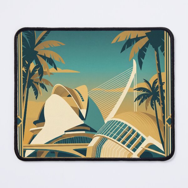 Item preview, Valencia Spain Vintage Travel Poster designed and sold by Bomax121.