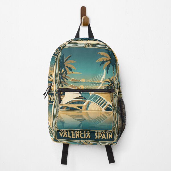 Item preview, Valencia Spain Vintage Travel Poster designed and sold by Bomax121.