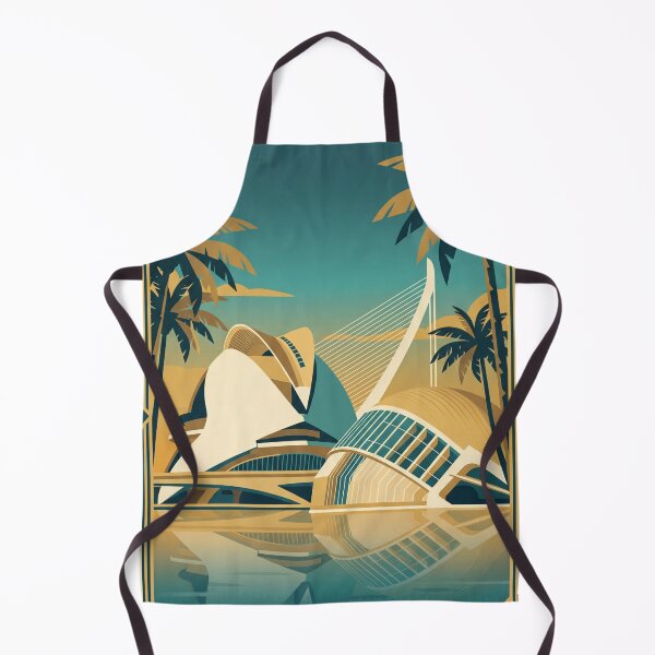 Item preview, Valencia Spain Vintage Travel Poster designed and sold by Bomax121.
