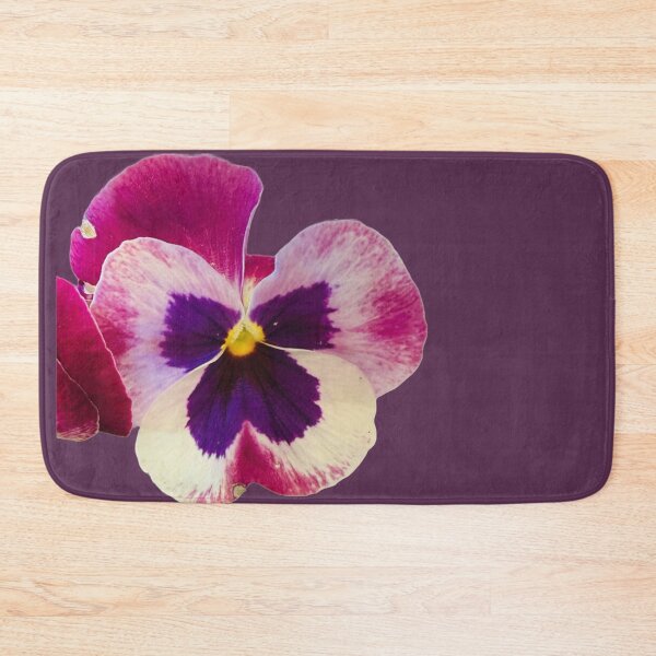 Item preview, Tricolor Purple and Cream Pansy Bloom Isolated designed and sold by BalkanBloomArt.