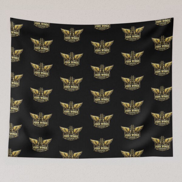Item preview, Fork Wings Warehouse Leadership Emblem designed and sold by RetroNibylander.