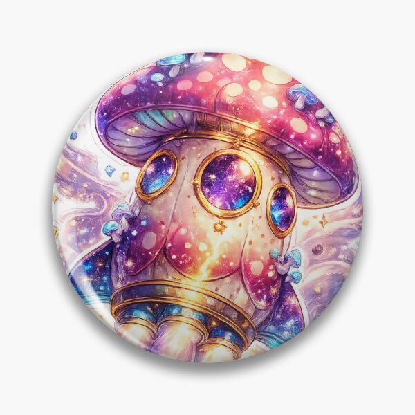 Item preview, Cosmic Mushroom Rocket Sticker designed and sold by blossomfun.