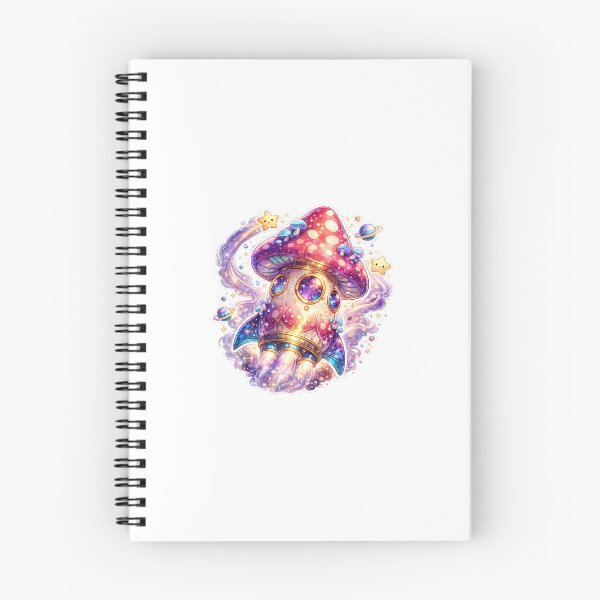 Item preview, Cosmic Mushroom Rocket Sticker designed and sold by blossomfun.