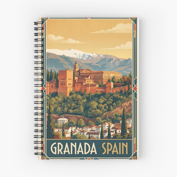 Item preview, Granada Spain Vintage Travel Poster designed and sold by Bomax121.
