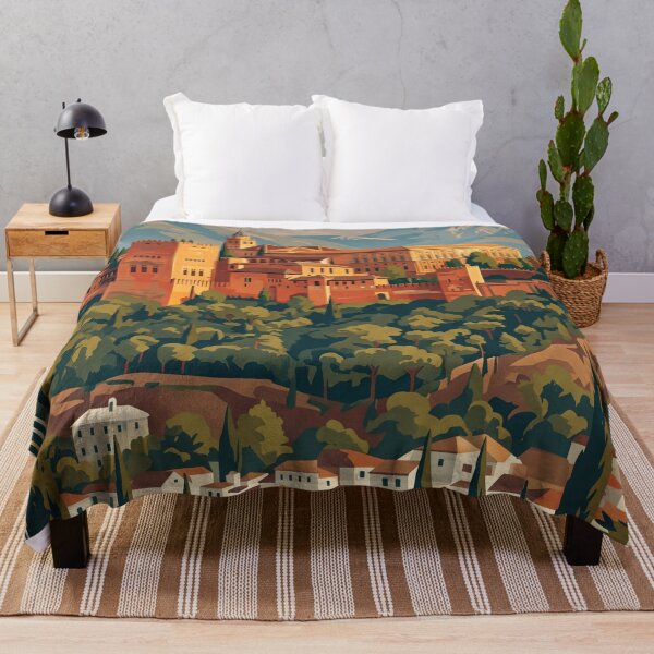 Item preview, Granada Spain Vintage Travel Poster designed and sold by Bomax121.