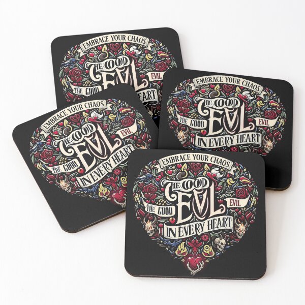 Item preview, Embrace Your Chaos Typography Heart designed and sold by Voodoo Store Paranormal Collections.