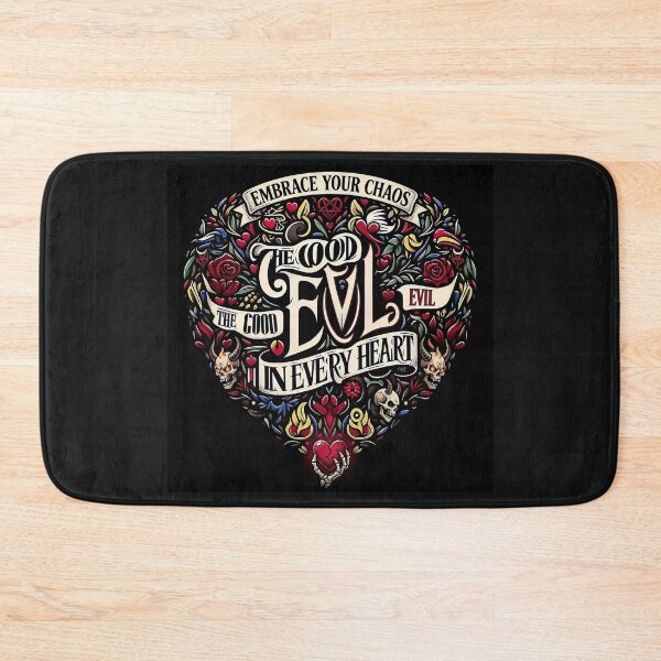Item preview, Embrace Your Chaos Typography Heart designed and sold by Voodoo Store Paranormal Collections.