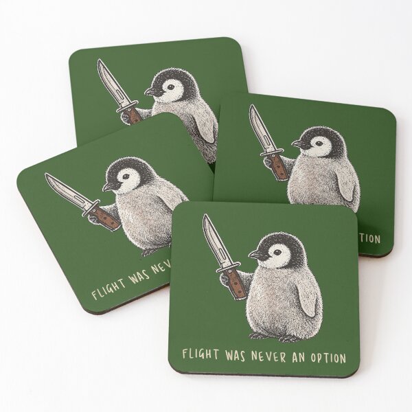 Item preview, Flight was Never an Option Funny Humor Penguin designed and sold by KristineLi.