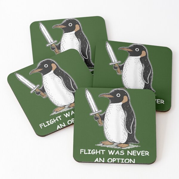 Item preview, Flight was Never an Option Funny Penguin Dark Humor designed and sold by KristineLi.