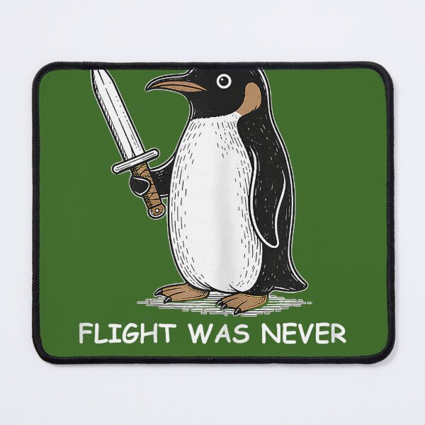 Item preview, Flight was Never an Option Funny Penguin Dark Humor designed and sold by KristineLi.