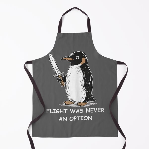 Item preview, Flight was Never an Option Funny Penguin Dark Humor designed and sold by KristineLi.