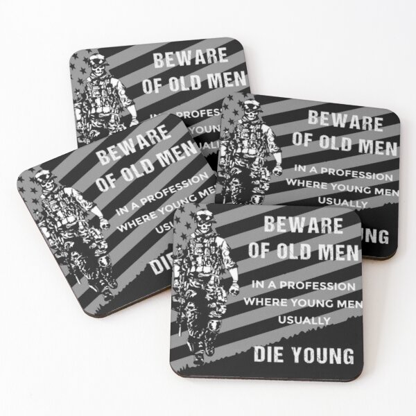 Item preview, Beware Of Old Men designed and sold by Sharma-Jay-Art.