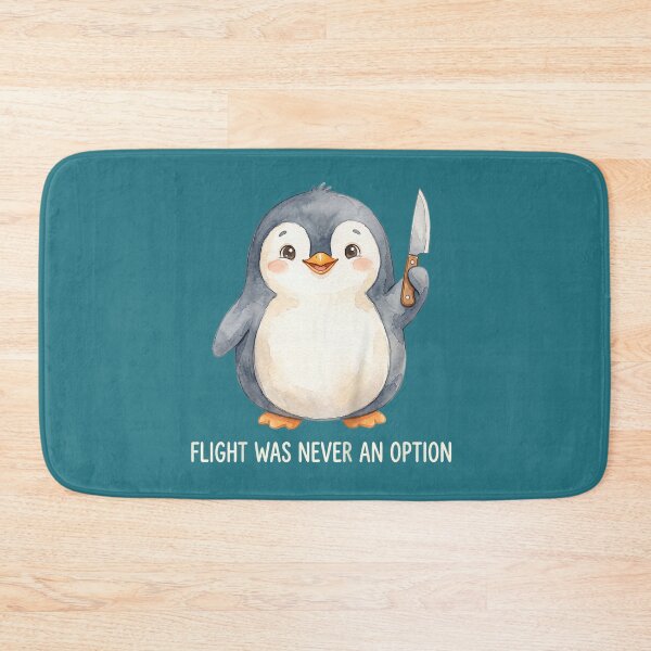 Item preview, Flight was Never an Option Funny Penguin Humor Funny designed and sold by KristineLi.