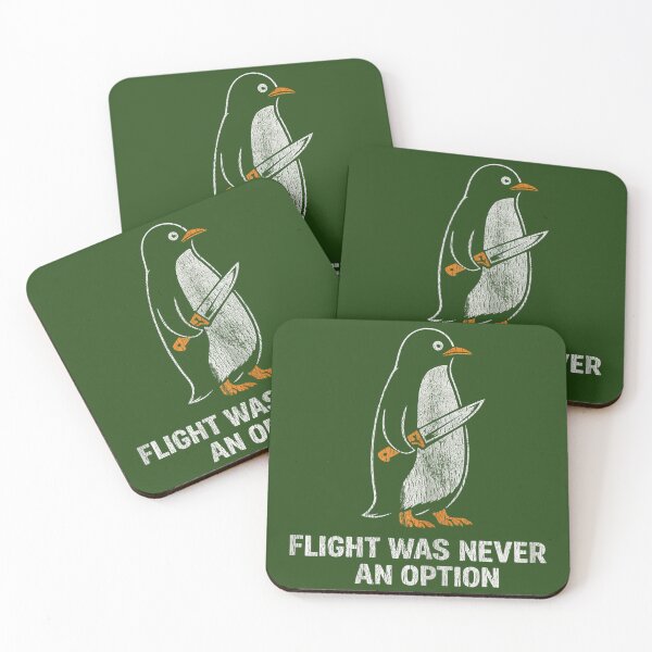 Item preview, Flight was Never an Option Funny Penguin Humor designed and sold by KristineLi.