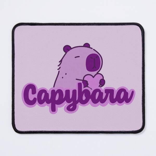 Item preview, Purple Capybara Cartoon With Typography designed and sold by Purple Capybara Designs.