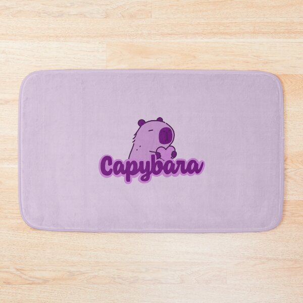 Item preview, Purple Capybara Cartoon With Typography  designed and sold by Purple Capybara Designs.