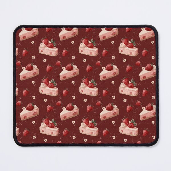 Item preview, Pink and Red Strawberry Pie Pattern designed and sold by LouieVanille.