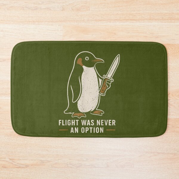 Item preview, Flight was Never an Option Funny Penguin with Knife Humor designed and sold by mjohnson9.