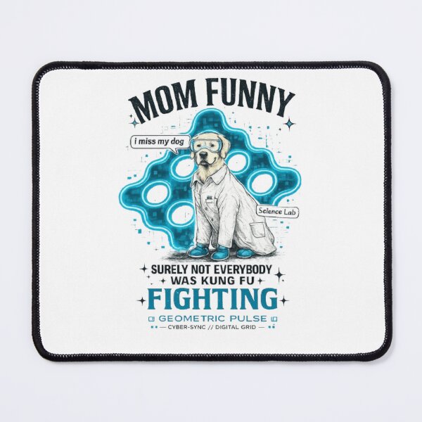 Item preview, Funny Science Dog Lab Coat Golden Retriever Cyber Tech Graphic designed and sold by Shakhbata-1.