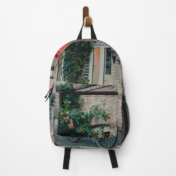 Item preview, Vintage Red Door and Bicycle at Number 35 designed and sold by asun5.