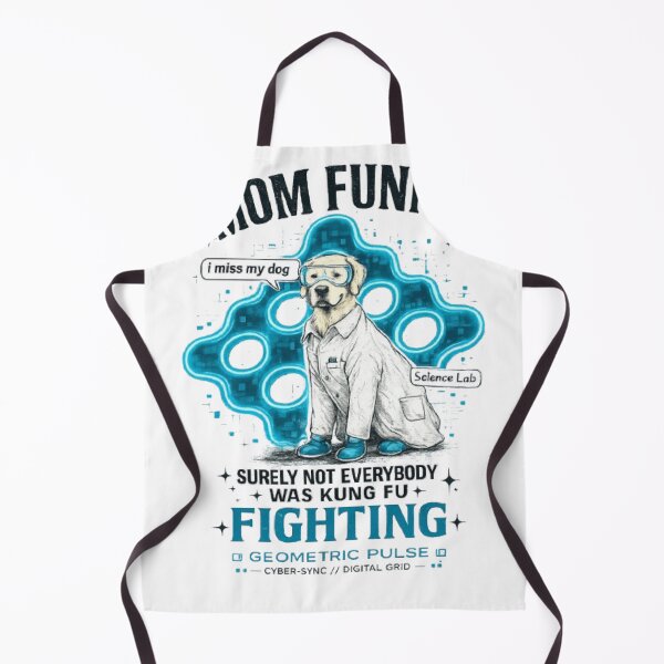 Item preview, Funny Science Dog Lab Coat Golden Retriever Cyber Tech Graphic designed and sold by Shakhbata-1.