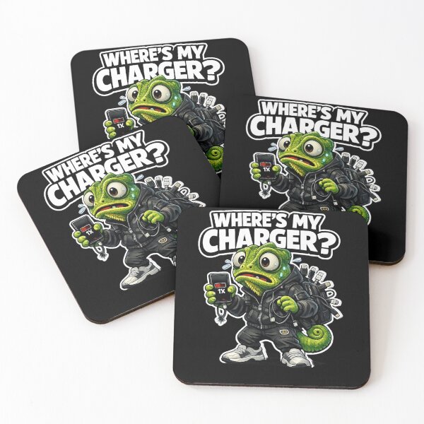 Item preview, DM-018 | Charging Chameleon™ | Where's My Charger? designed and sold by D4NC1G3R®.