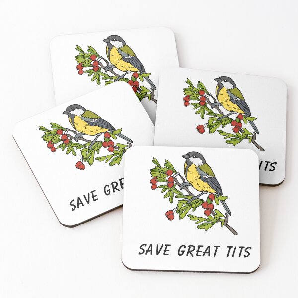 Item preview, Save Great Tits designed and sold by MTDesignLab.