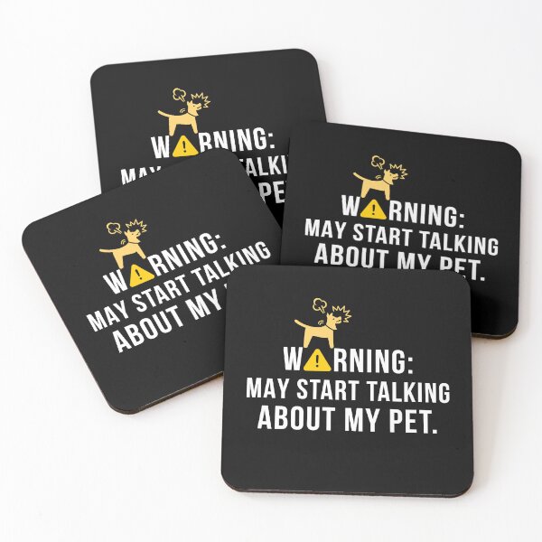 Item preview, Warning May Start Talking About My Pet Funny Pet Lover T-Shirt Dog Cat Owner Gift Tee designed and sold by TongTang.