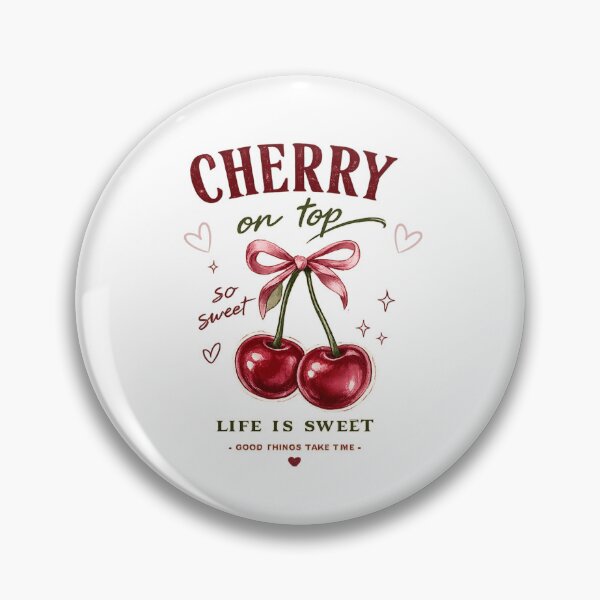 Item preview, Cherry on Top Sweet Vintage Design designed and sold by AmalHelmiLab.