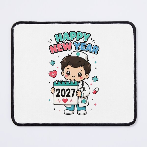 Item preview, Cute Doctor Happy New Year 2027 designed and sold by M.Store.