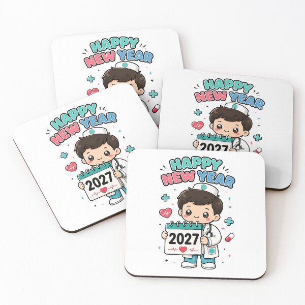Item preview, Cute Doctor Happy New Year 2027 designed and sold by M.Store.