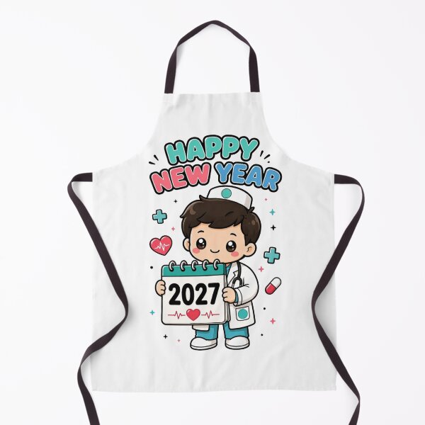 Item preview, Cute Doctor Happy New Year 2027 designed and sold by M.Store.