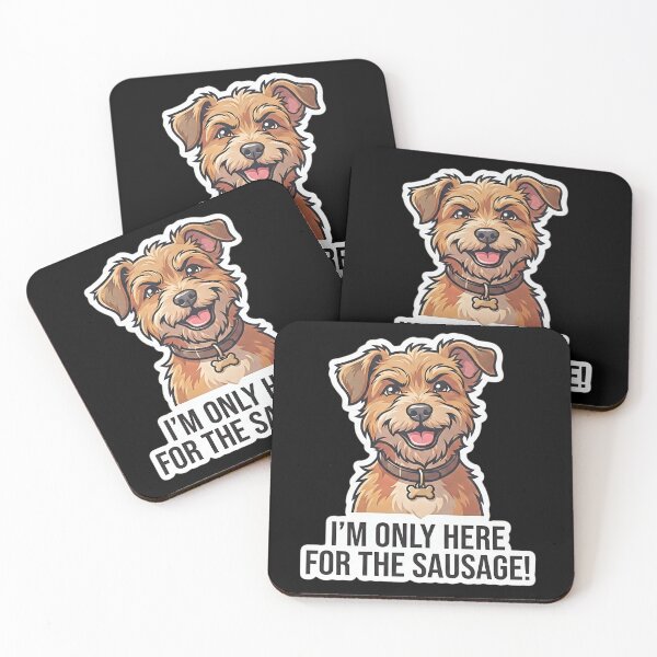 Item preview, Funny Dog Sausage Lover Illustration designed and sold by Tin Robot Co..