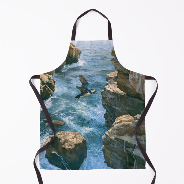Item preview, A Puffin returning to cliff nests with fish, Birds in Motion designed and sold by CDC40.
