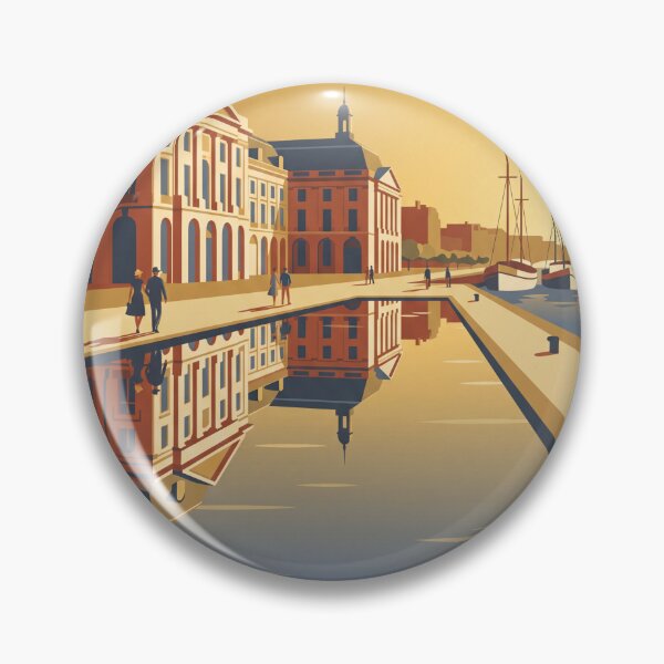 Item preview, Bordeaux France Vintage Travel Poster designed and sold by Bomax121.