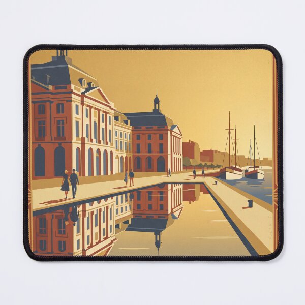 Item preview, Bordeaux France Vintage Travel Poster designed and sold by Bomax121.