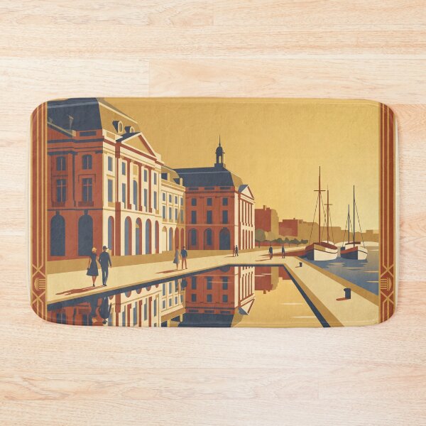 Item preview, Bordeaux France Vintage Travel Poster designed and sold by Bomax121.