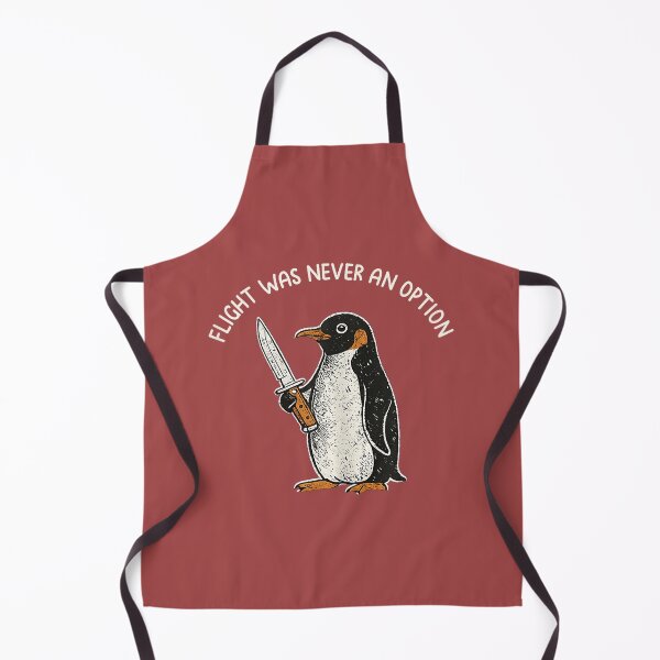 Item preview, Flight was Never an Option Funny Penguin with Knife designed and sold by mjohnson9.
