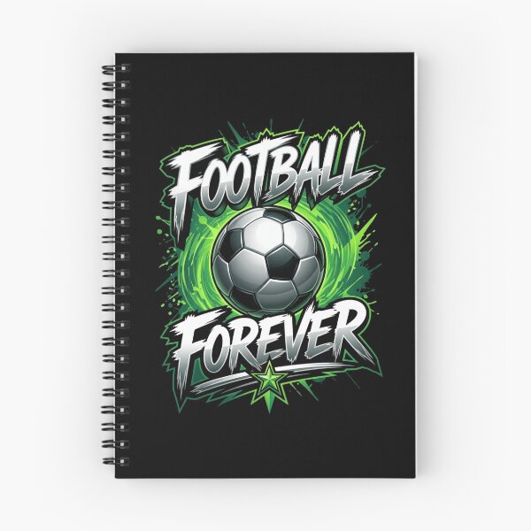 Item preview, Football Forever – Neon Green Soccer Ball Sports Typography Design designed and sold by tareankush.