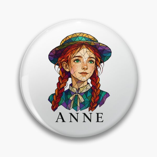 Item preview, Anne of Green Gables – Radiant Stained Glass Anne designed and sold by Fenay Designs.