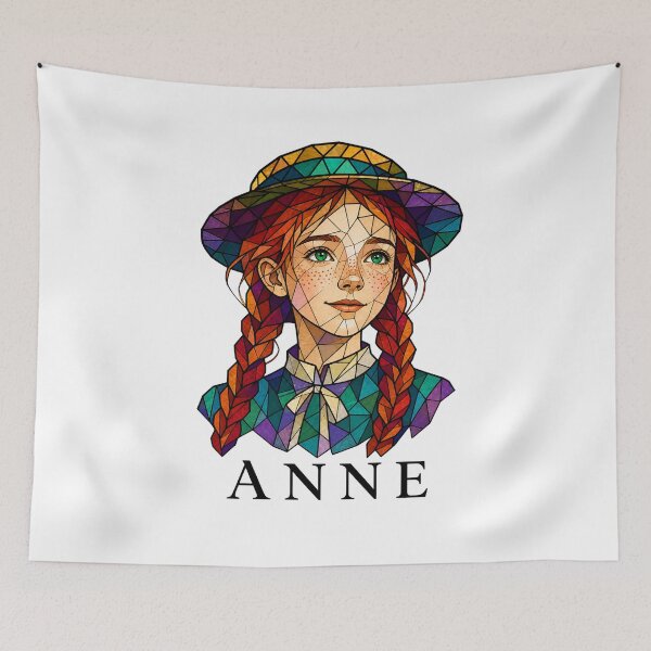 Item preview, Anne of Green Gables – Radiant Stained Glass Anne designed and sold by Fenay Designs.