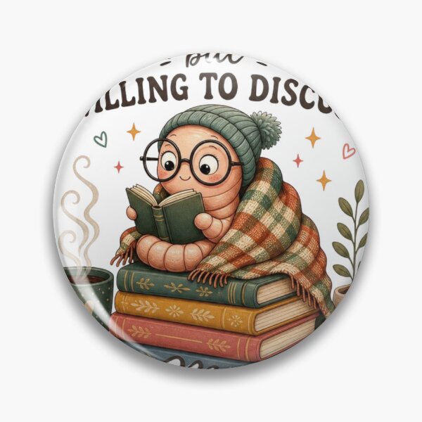 Item preview, Introverted but Willing to Discuss My Current Read designed and sold by CoffeeChaptersAndChaos.