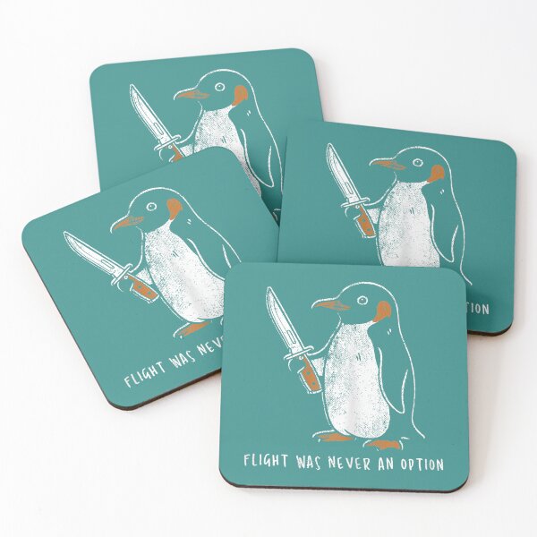 Item preview, Flight was Never an Option Funny Penguin with Knife designed and sold by mjohnson9.