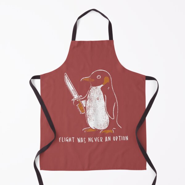 Item preview, Flight was Never an Option Funny Penguin with Knife designed and sold by mjohnson9.