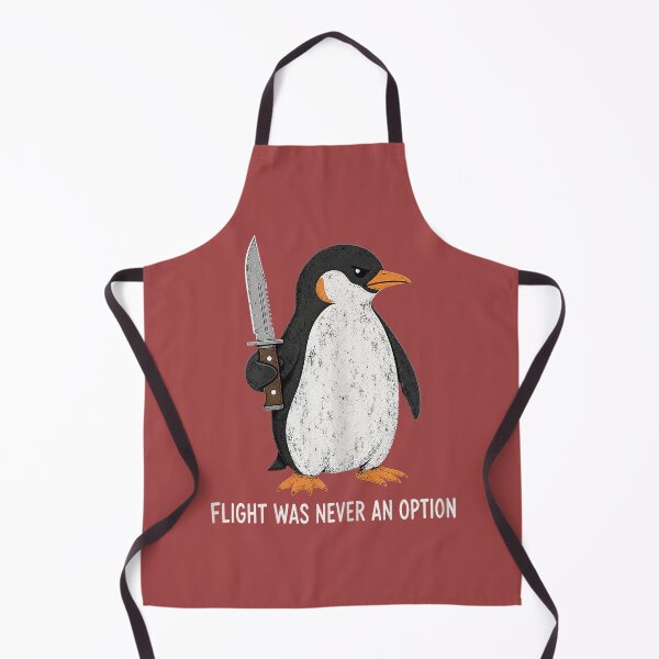 Item preview, Flight was Never an Option Funny Penguin with Knife designed and sold by mjohnson9.