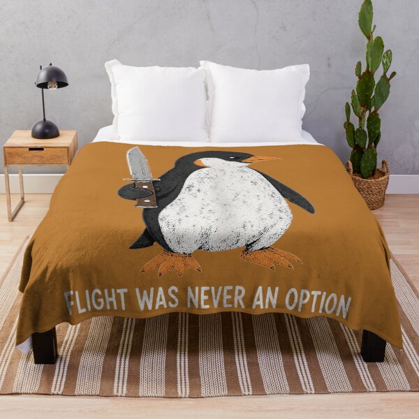 Item preview, Flight was Never an Option Funny Penguin with Knife designed and sold by mjohnson9.