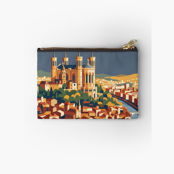 Item preview, Lyon France Vintage Travel Poster designed and sold by Bomax121.