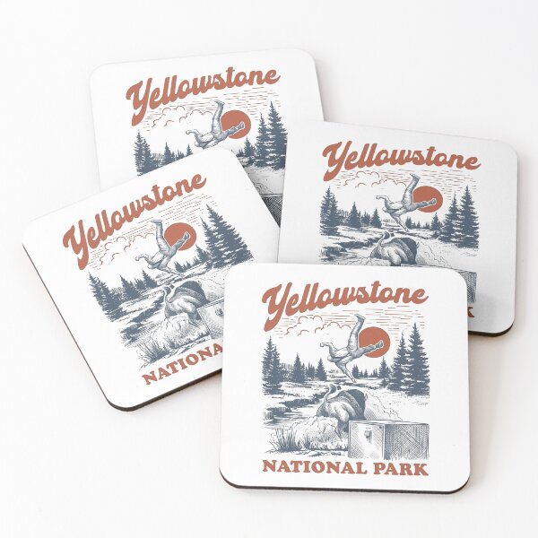 Item preview, Yellowstone, Funny Yellowstone National Park, Bison, National Parks designed and sold by oddbrick-parade.